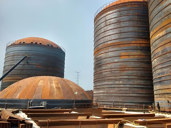 盈江焦粉钢板仓